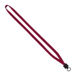 1/2" Cotton Lanyard with Plastic Clamshell & O-Ring 2 1/2" Cotton Lanyard with Plastic Clamshell & O-Ring 2