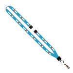 1/2" Dye-Sublimated Lanyard with Plastic Clamshell and Plastic O-Ring 27 1/2" Dye-Sublimated Lanyard with Plastic Clamshell and Plastic O-Ring 27