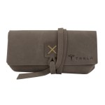 Draper Leather Sunglass Case - Slate Gray Natural Draper Leather Sunglass Case - Slate Gray Natural