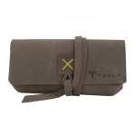 Draper Leather Sunglass Case - Slate Gray Lemon Draper Leather Sunglass Case - Slate Gray Lemon