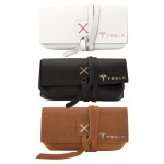 Draper Leather Sunglass Case - Distressed Brown White Draper Leather Sunglass Case - Distressed Brown White
