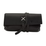 Draper Leather Sunglass Case - Tan Black Blank Draper Leather Sunglass Case - Tan Black Blank