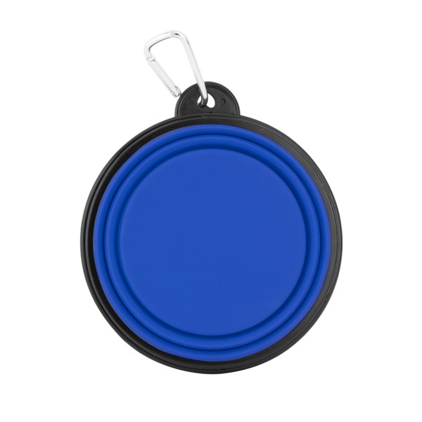 Collapsible Silicone Pet Bowl w/Carabiner 1
