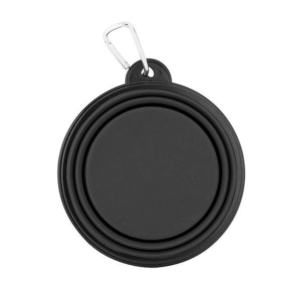 Collapsible Silicone Pet Bowl w/Carabiner 1
