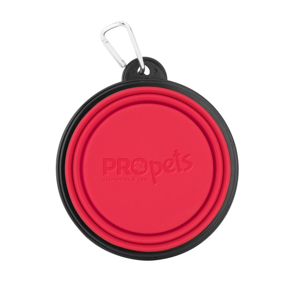 Collapsible Silicone Pet Bowl w/Carabiner 1