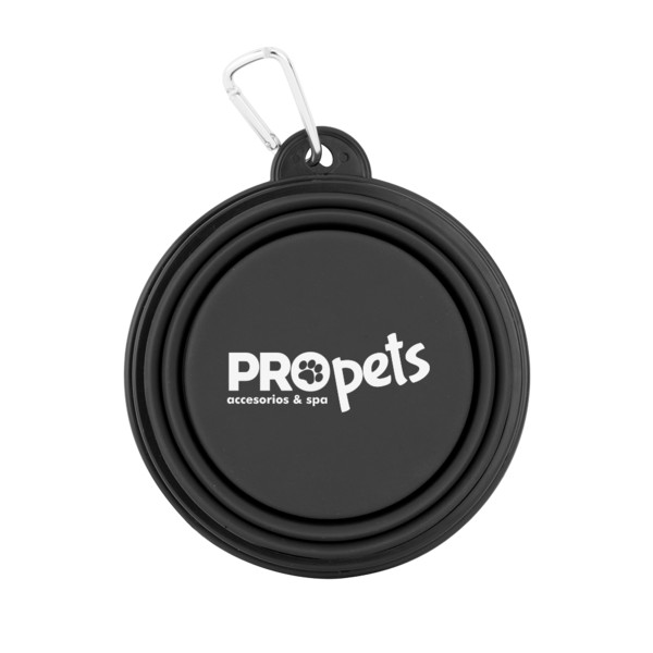 Collapsible Silicone Pet Bowl w/Carabiner 1
