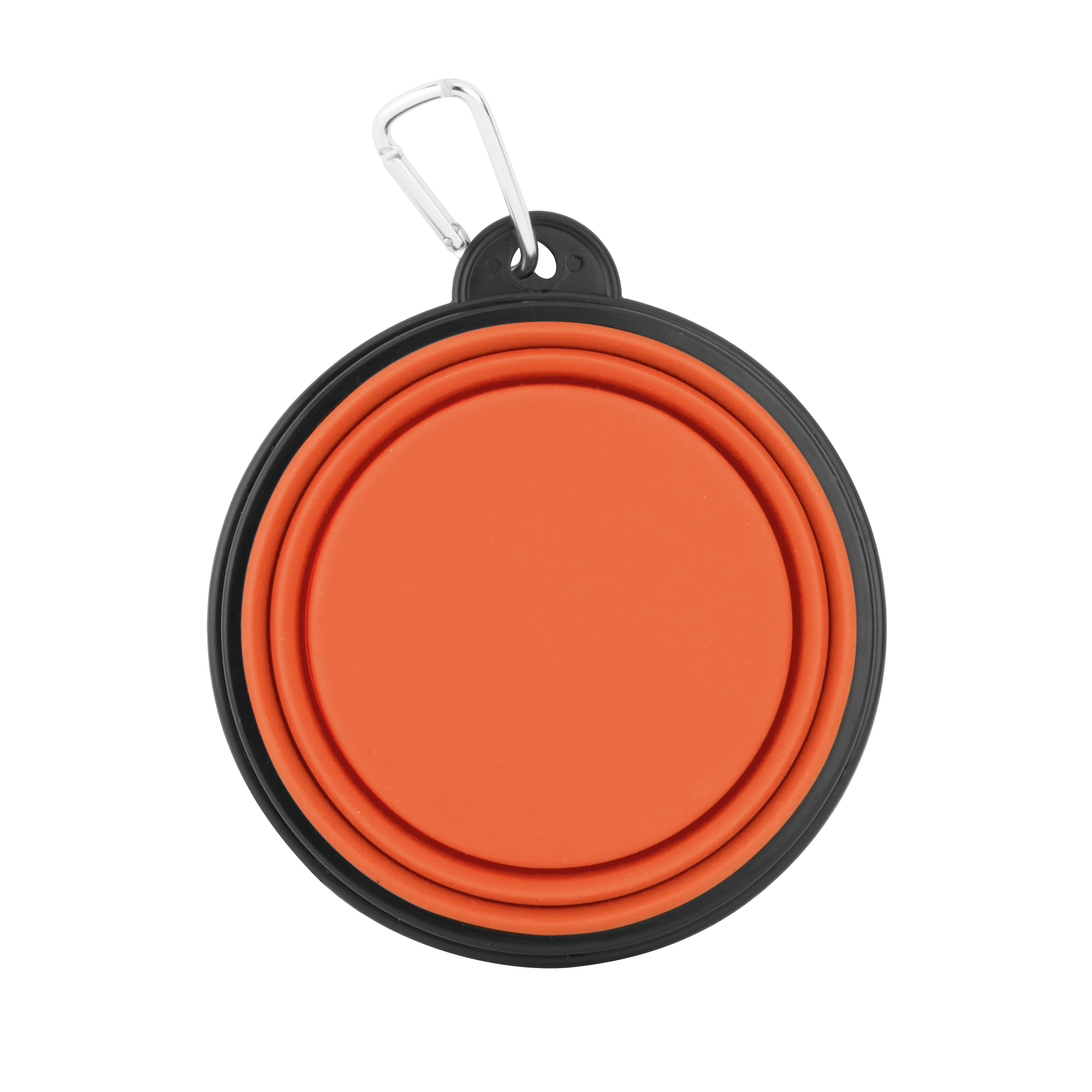 Collapsible Silicone Pet Bowl w/Carabiner 1