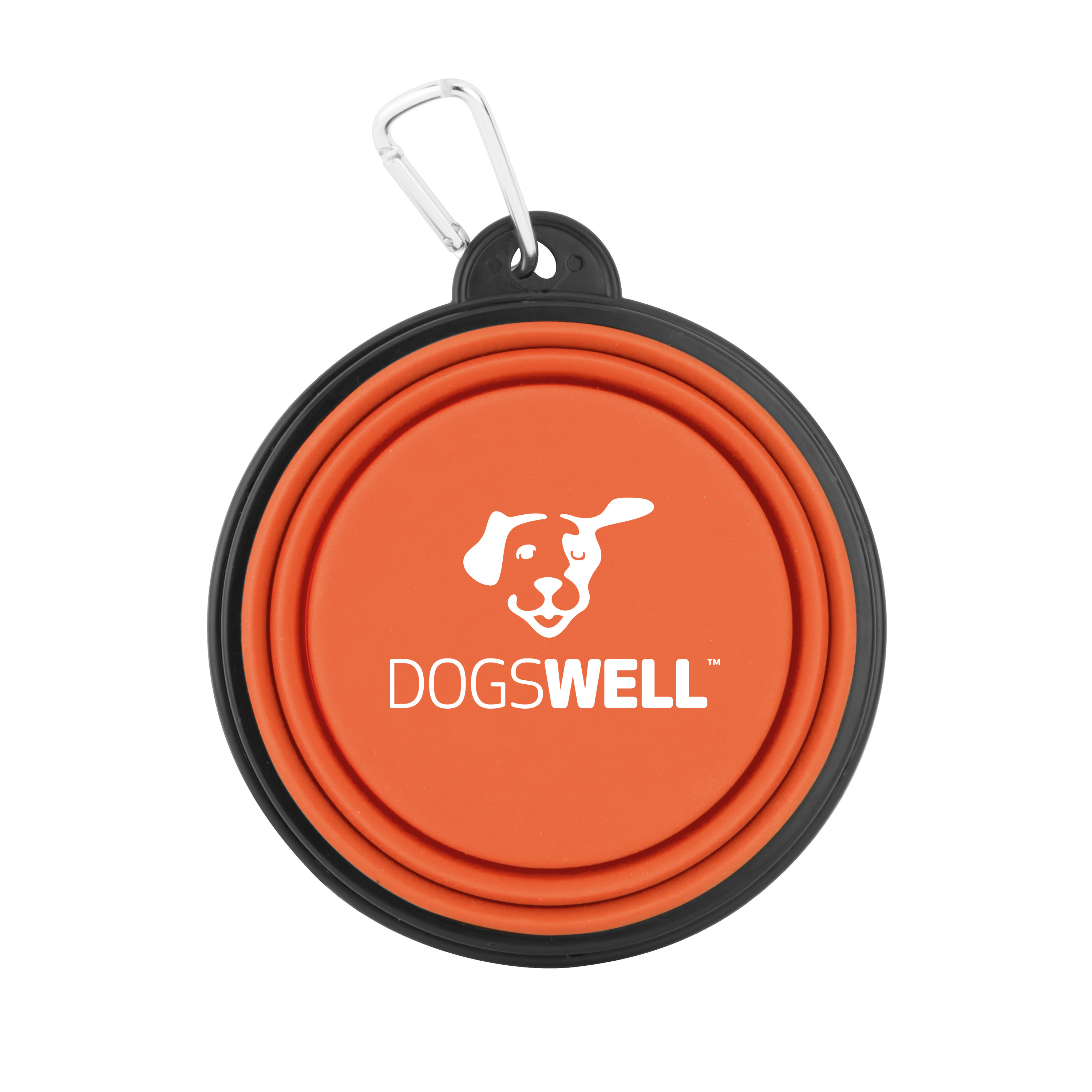 Collapsible Silicone Pet Bowl w/Carabiner 1