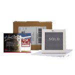 Cipher Wood Frame with Plastic Letter Board Mailer Kit 3 Cipher Wood Frame with Plastic Letter Board Mailer Kit 3