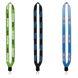 3/4" Dye-Sublimated Lanyard with Plastic Clamshell & Plastic O-Ring 1 3/4" Dye-Sublimated Lanyard with Plastic Clamshell & Plastic O-Ring 1