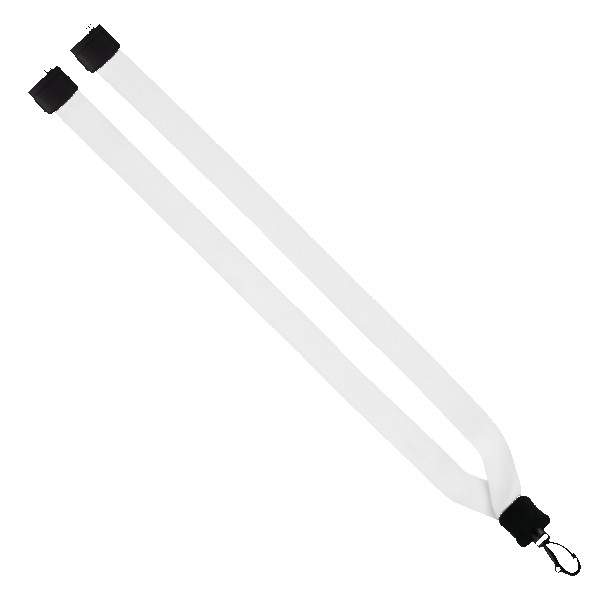 3/4" Dye-Sublimated Lanyard with Plastic Clamshell & Plastic O-Ring 1