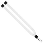 3/4" Dye-Sublimated Lanyard with Plastic Clamshell & Plastic O-Ring - Blank 3/4" Dye-Sublimated Lanyard with Plastic Clamshell & Plastic O-Ring - Blank