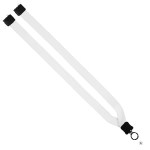 3/4" Dye-Sublimated Lanyard with Plastic Clamshell & Plastic O-Ring - Blank 3/4" Dye-Sublimated Lanyard with Plastic Clamshell & Plastic O-Ring - Blank