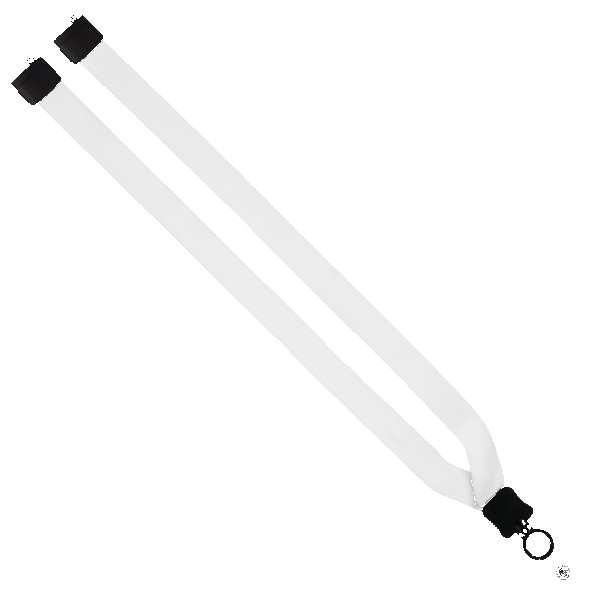 3/4" Dye-Sublimated Lanyard with Plastic Clamshell & Plastic O-Ring 1