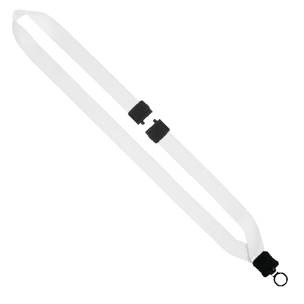 3/4" Dye-Sublimated Lanyard with Plastic Clamshell & Plastic O-Ring 1