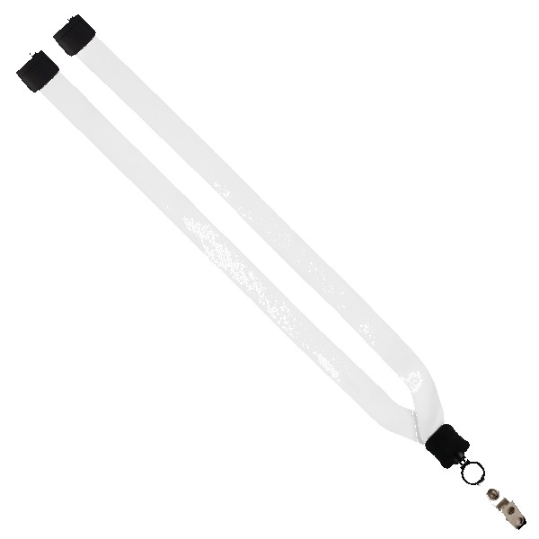 3/4" Dye-Sublimated Lanyard with Plastic Clamshell & Plastic O-Ring 1