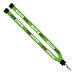3/4" Dye-Sublimated Lanyard with Plastic Clamshell & Plastic O-Ring 21 3/4" Dye-Sublimated Lanyard with Plastic Clamshell & Plastic O-Ring 21