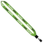 3/4" Dye-Sublimated Lanyard with Plastic Clamshell & Plastic O-Ring 23 3/4" Dye-Sublimated Lanyard with Plastic Clamshell & Plastic O-Ring 23