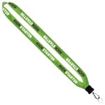 3/4" Dye-Sublimated Lanyard with Plastic Clamshell & Plastic O-Ring 24 3/4" Dye-Sublimated Lanyard with Plastic Clamshell & Plastic O-Ring 24