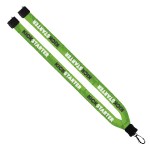 3/4" Dye-Sublimated Lanyard with Plastic Clamshell & Plastic O-Ring 32 3/4" Dye-Sublimated Lanyard with Plastic Clamshell & Plastic O-Ring 32