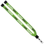 3/4" Dye-Sublimated Lanyard with Plastic Clamshell & Plastic O-Ring 33 3/4" Dye-Sublimated Lanyard with Plastic Clamshell & Plastic O-Ring 33