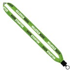 3/4" Dye-Sublimated Lanyard with Plastic Clamshell & Plastic O-Ring 38 3/4" Dye-Sublimated Lanyard with Plastic Clamshell & Plastic O-Ring 38