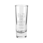 Jolt 2 oz Double Shooter Shot Glass AV388090 - Clear Laser Engraving Jolt 2 oz Double Shooter Shot Glass AV388090 - Clear Laser Engraving