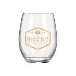 Wine O'Clock 9oz ARC Stemless Wine Glass - Clear Pad Print Wine O'Clock 9oz ARC Stemless Wine Glass - Clear Pad Print
