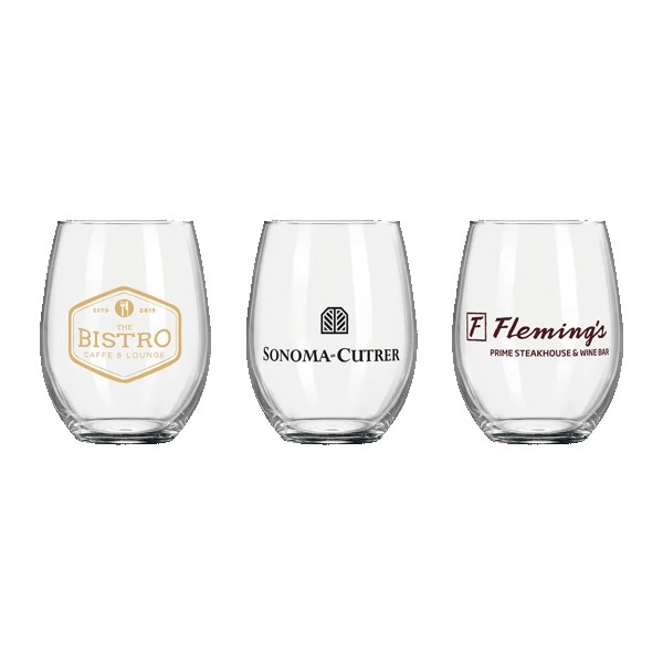Wine O'Clock 9oz ARC Stemless Wine Glass 1 Wine O'Clock 9oz ARC Stemless Wine Glass 1