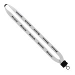 3/4" Neoprene Lanyard with Plastic Clamshell & O-Ring 13 3/4" Neoprene Lanyard with Plastic Clamshell & O-Ring 13