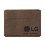 Slater Single Pocket Wallet - Distressed Brown Blank Slater Single Pocket Wallet - Distressed Brown Blank