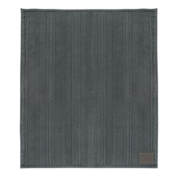 Cable Sherpa Blanket 1