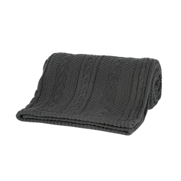 Cable Sherpa Blanket 1