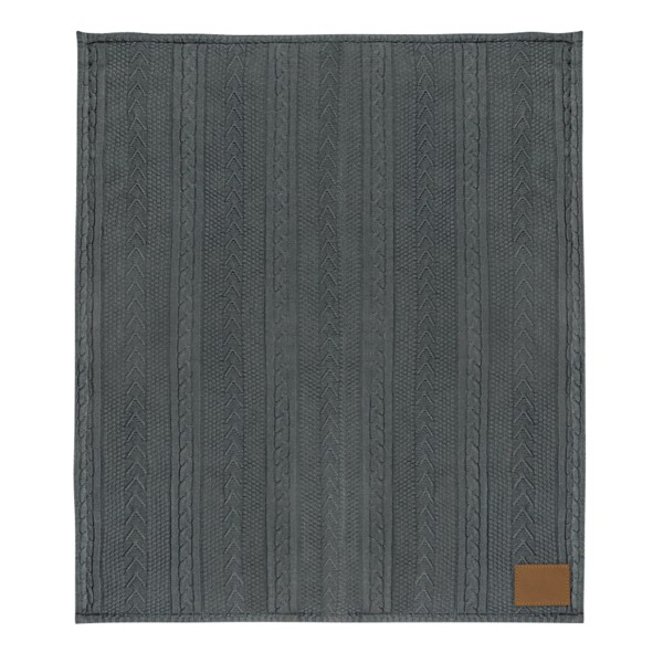 Cable Sherpa Blanket 1