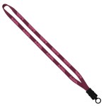 1/2" Cotton Lanyard with Plastic Snap-Buckle Release & O-Ring - White Blank 1/2" Cotton Lanyard with Plastic Snap-Buckle Release & O-Ring - White Blank