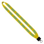 3/4" Cotton Lanyard with Plastic Clamshell & O-Ring 57 3/4" Cotton Lanyard with Plastic Clamshell & O-Ring 57