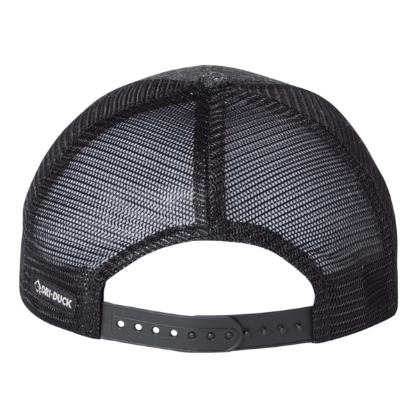 DRI DUCK 3467 Vantage Trucker Cap Black 1