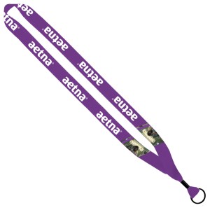 3/4" Dye-Sublimated Waffle Weave Lanyard 1 3/4" Dye-Sublimated Waffle Weave Lanyard 1