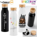 Treez Stainless Steel Tumbler with Wood Lid - 20 oz. 1 Treez Stainless Steel Tumbler with Wood Lid - 20 oz. 1