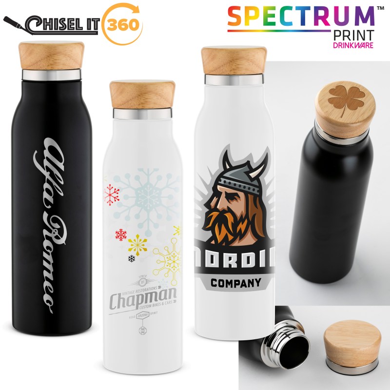 Treez Stainless Steel Tumbler with Wood Lid - 20 oz. 1 Treez Stainless Steel Tumbler with Wood Lid - 20 oz. 1