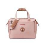 Delsey Paris Weekender Travel Bag - Pink, Brown Heat Transfer Delsey Paris Weekender Travel Bag - Pink, Brown Heat Transfer
