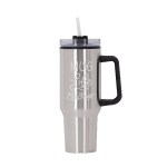 Behemoth 40 oz. Hugo Plastic Interior Stainless Steel Travel Mug - Silver Chisel It Behemoth 40 oz. Hugo Plastic Interior Stainless Steel Travel Mug - Silver Chisel It