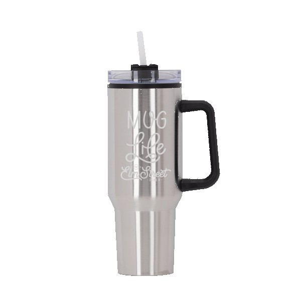 Behemoth 40 oz. Hugo Plastic Interior Stainless Steel Travel Mug 1