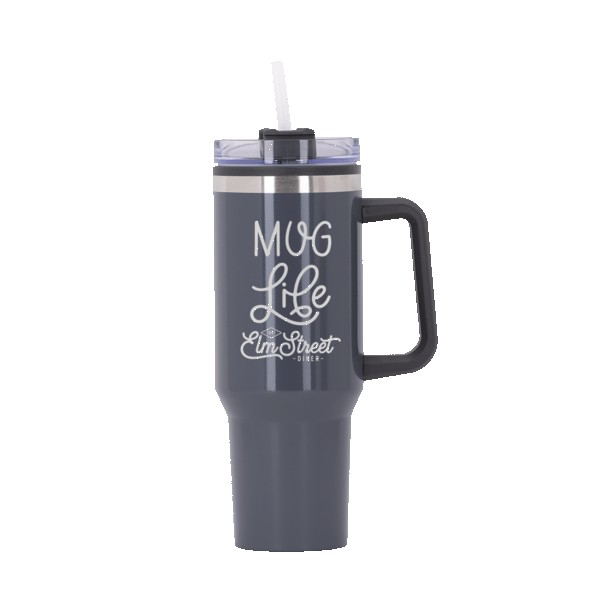 Behemoth 40 oz. Hugo Plastic Interior Stainless Steel Travel Mug 1
