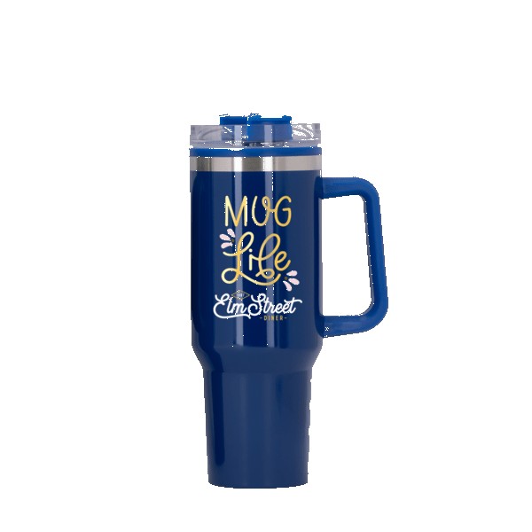 Behemoth 40 oz. Hugo Plastic Interior Stainless Steel Travel Mug 1