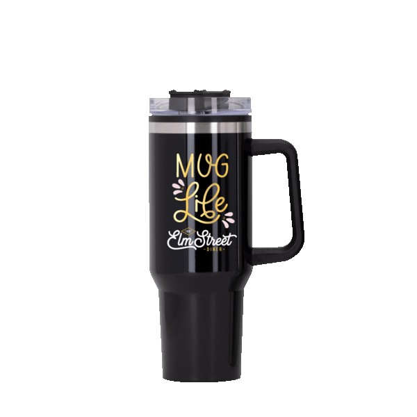 Behemoth 40 oz. Hugo Plastic Interior Stainless Steel Travel Mug 1