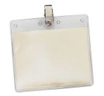 4" x 3" Blank Horizontal Vinyl Pouch with Bulldog Clip 1 4" x 3" Blank Horizontal Vinyl Pouch with Bulldog Clip 1