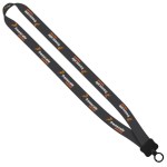 3/4" Dye-Sublimated Stretchy Elastic Lanyard with Plastic Clamshell and Plastic O-Ring 1 3/4" Dye-Sublimated Stretchy Elastic Lanyard with Plastic Clamshell and Plastic O-Ring 1