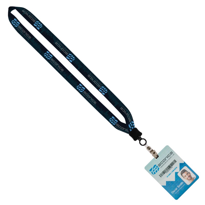 3/4" Sublimated Lanyard with 4" x 6" ID Badge 1 3/4" Sublimated Lanyard with 4" x 6" ID Badge 1