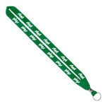 IMPORT Rush 3/4" Polyester Lanyard with Silver Crimp & Split-Ring 67 IMPORT Rush 3/4" Polyester Lanyard with Silver Crimp & Split-Ring 67